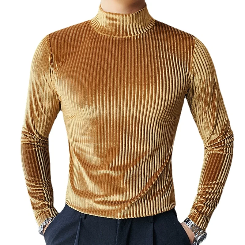 Summer Clothing Trends 2026 - Nouveau T-shirt en velours doré 2026