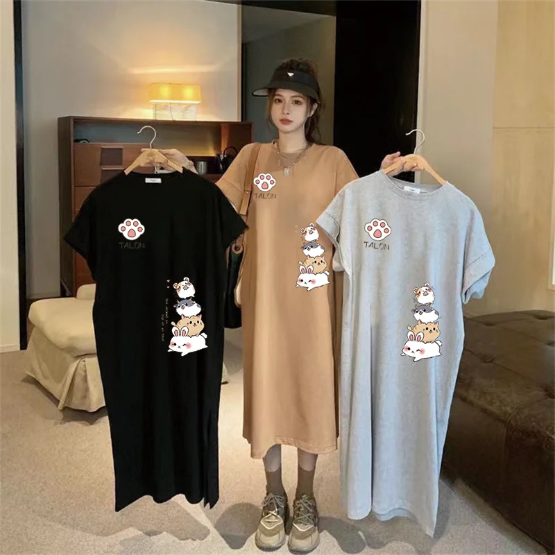 Summer Japanese Clothing - Robe d'été ample à manches courtes
