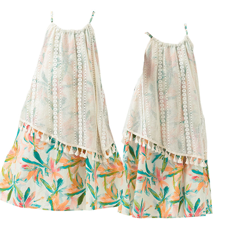 Summer Clothing Drawing For Kids - Robes décontractées à pompons pour filles,