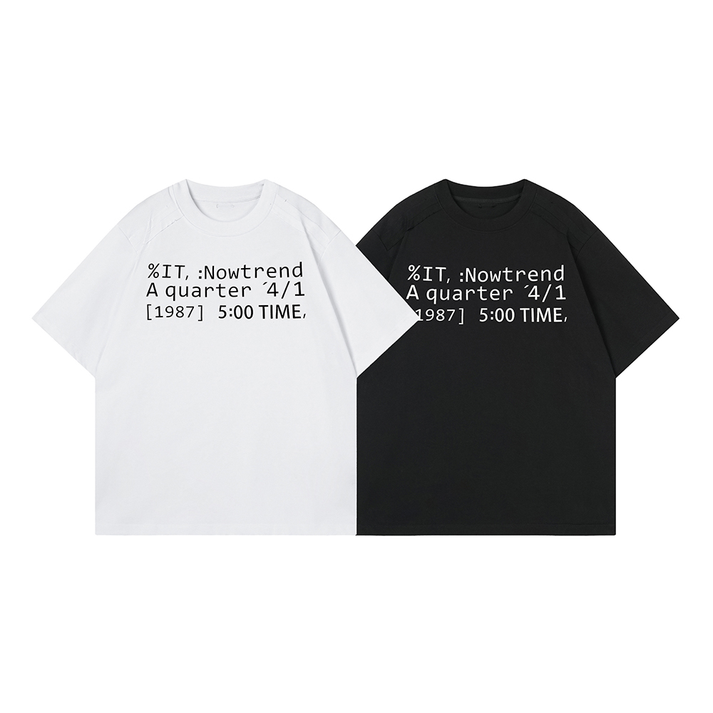 Summer Clothing Trends 2026 - T-shirt décontracté oversize patchwork tendance été