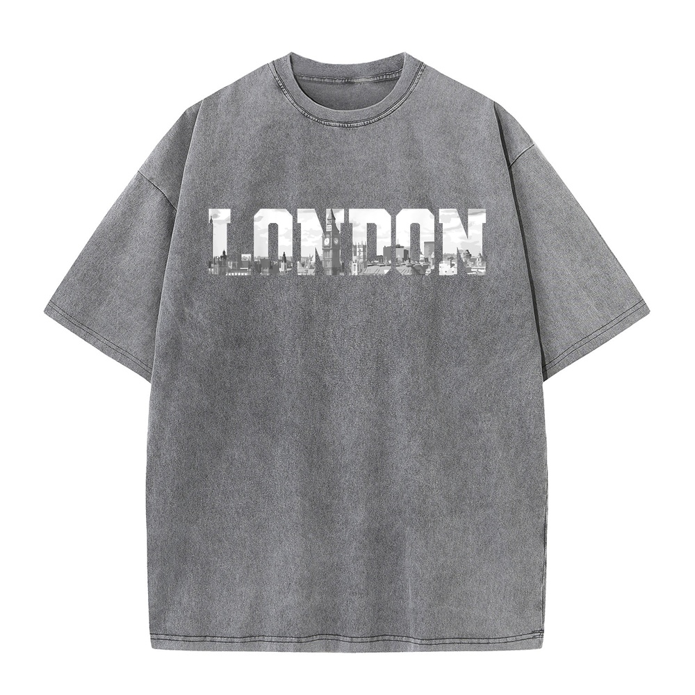 Womens Summer Clothing Uk - T-shirt souvenir vintage avec la vue