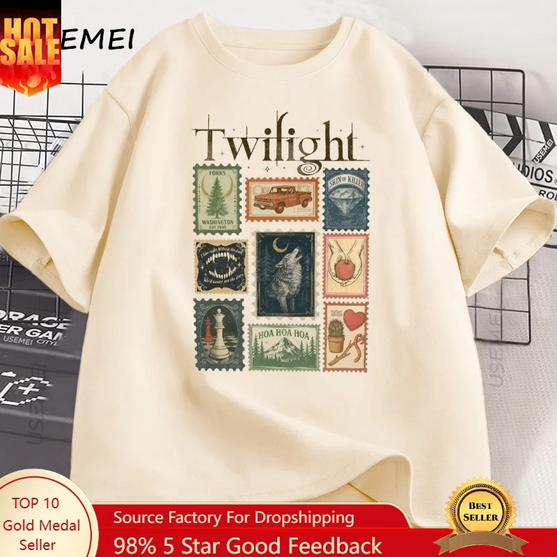 Vintage Summer Clothing Men - T-shirt Vintage Twilight Forks pour amoureux