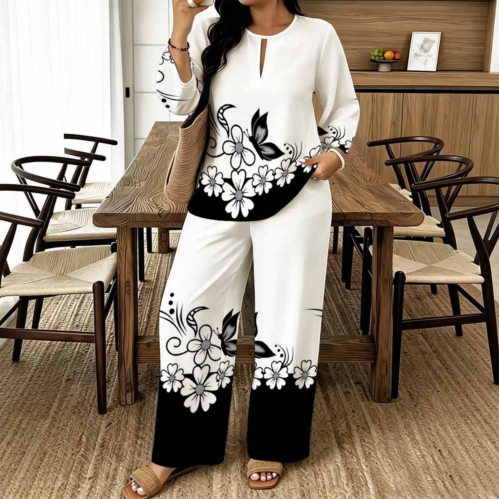 Summer Clothing Bundle - Ensemble deux pièces décontracté imprimé pour