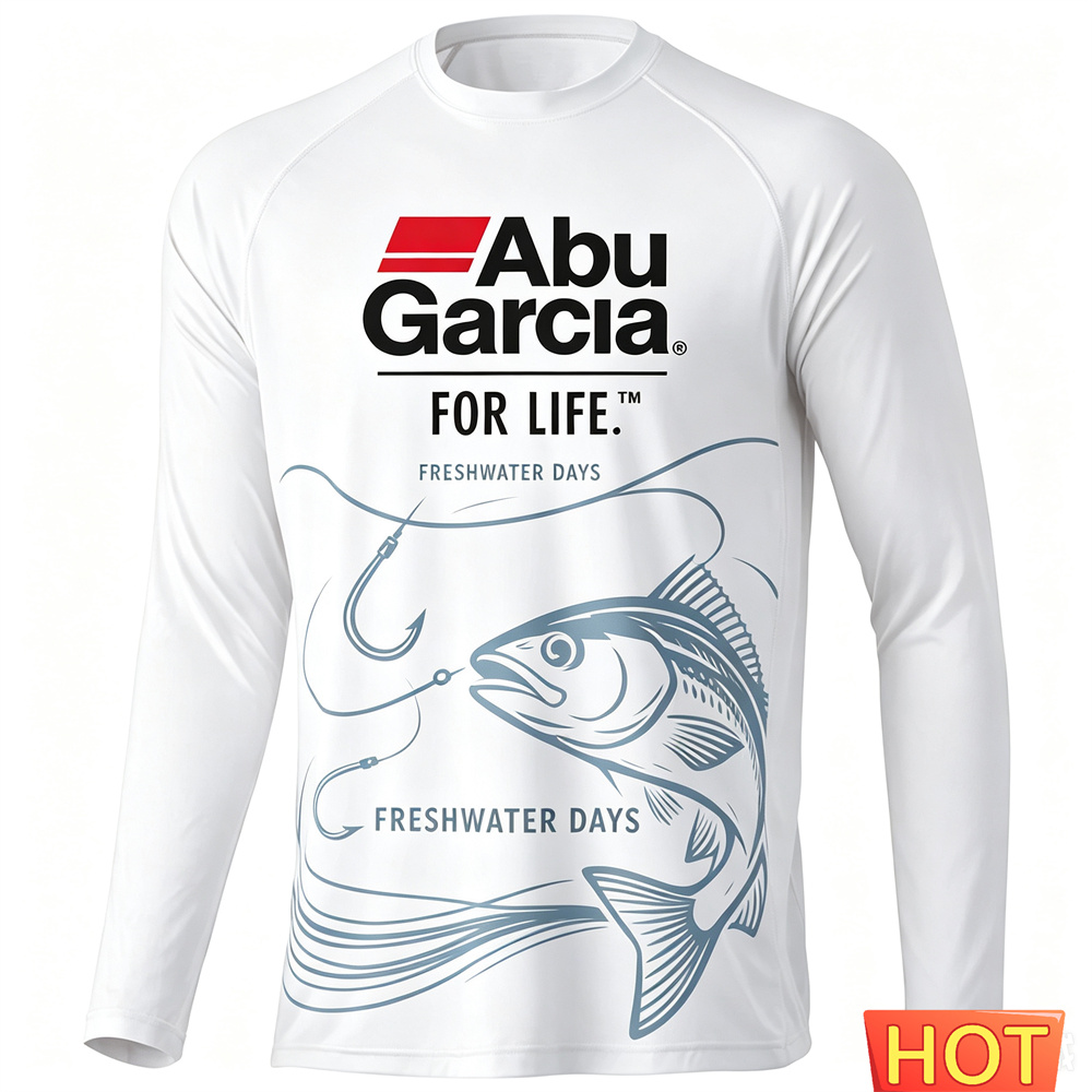 Summer Clothing Tops - T-shirt de pêche à manches longues