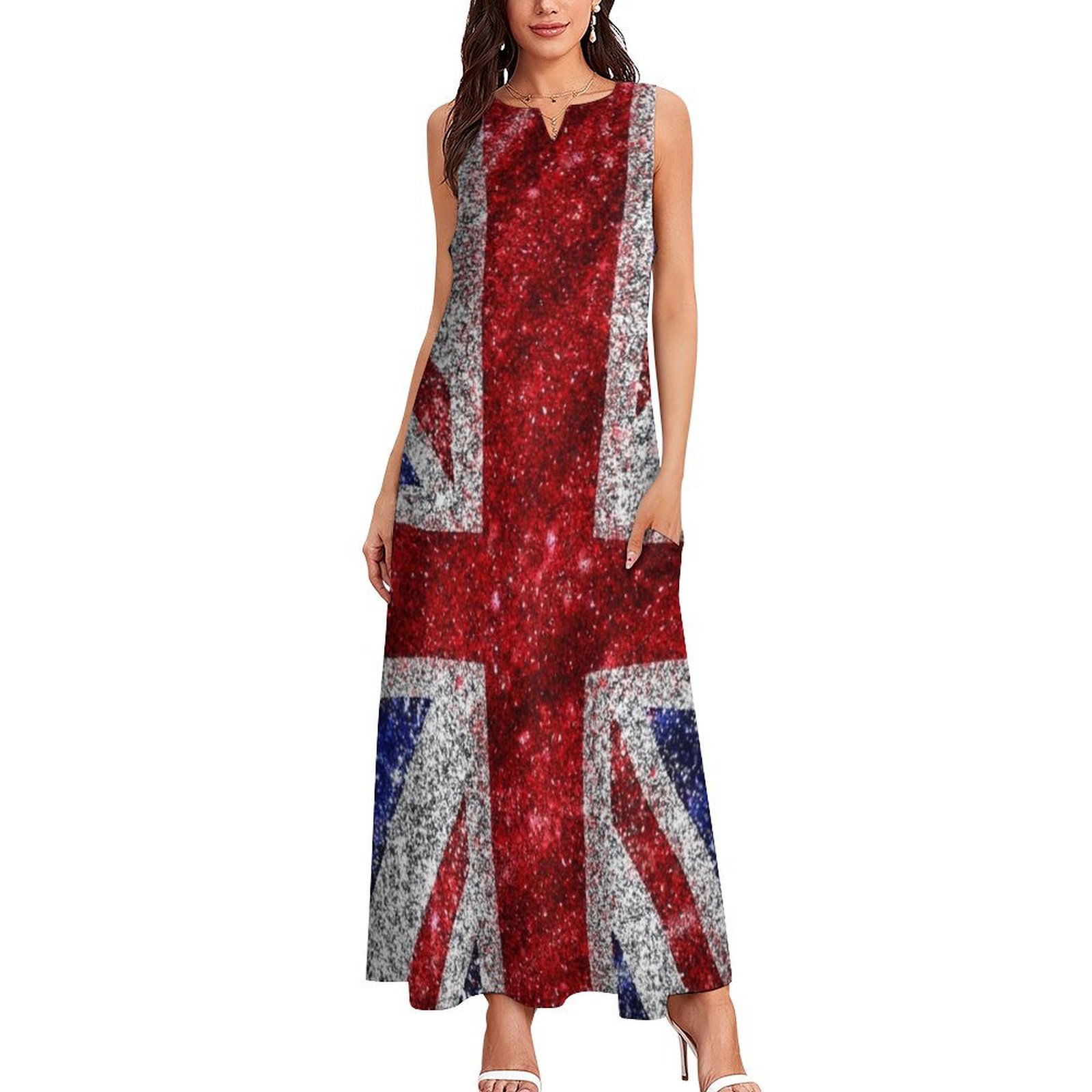 Robe à paillettes Union Jack F - Womens Summer Clothing Uk avis et prix