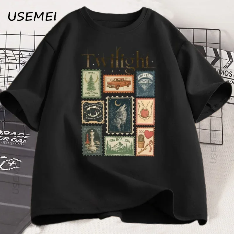 T-shirt Vintage Twilight Forks - Vintage Summer Clothing Men avis et prix