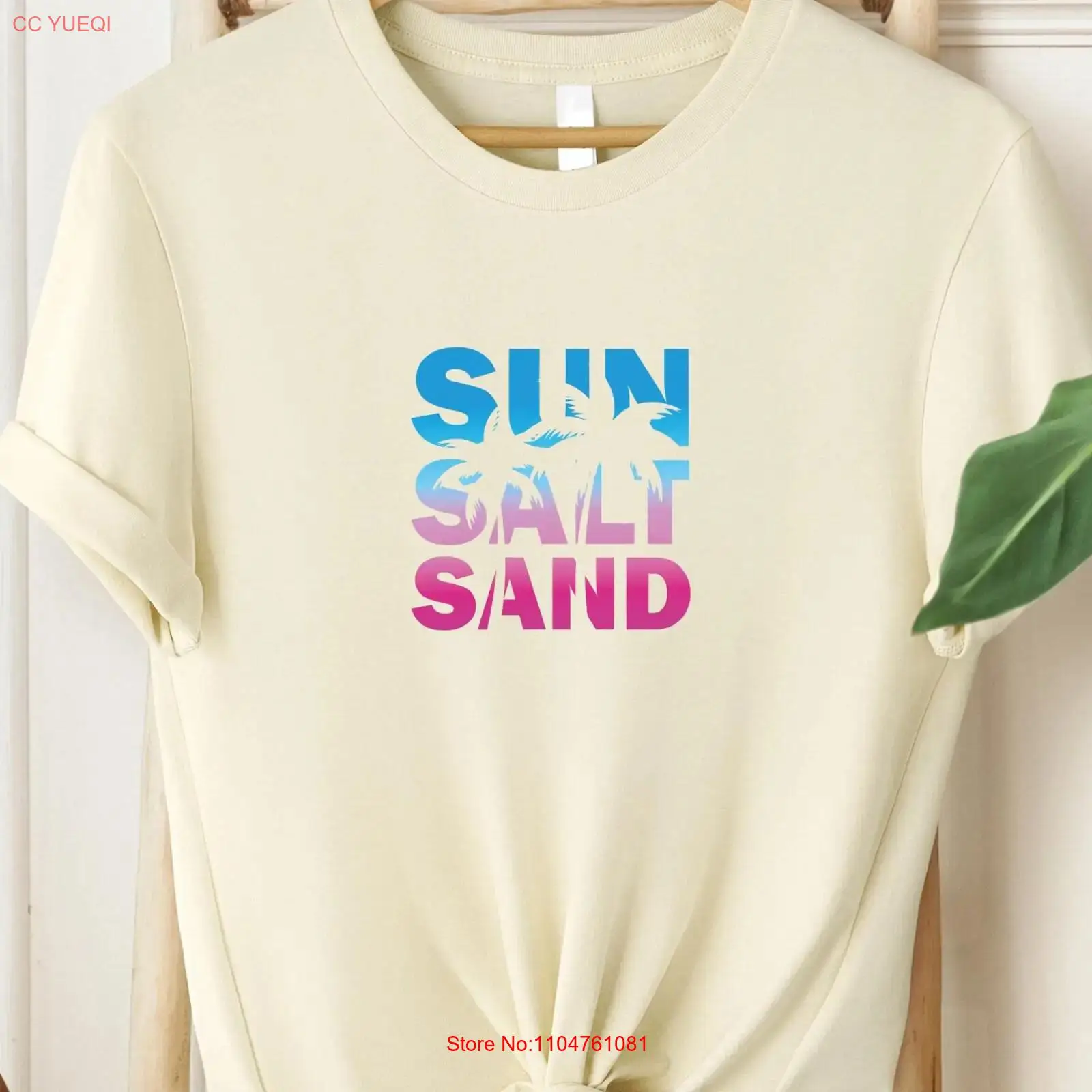 T-shirt Sun Salt Sand, style r - Vintage Summer Clothing Men avis et prix