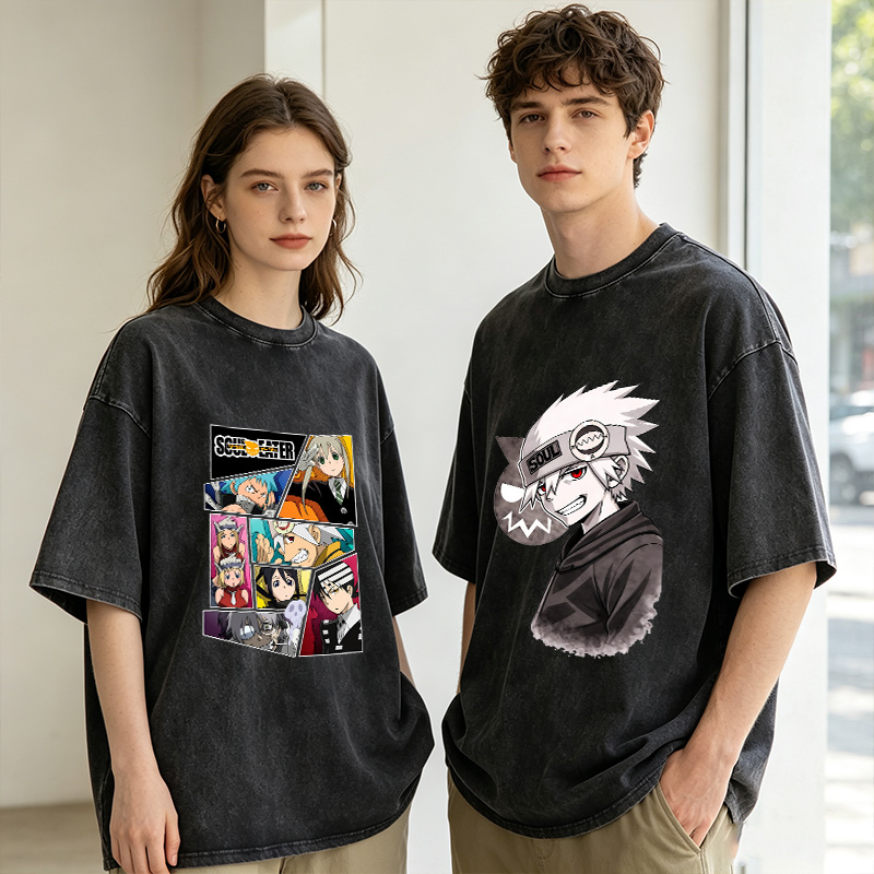 T-shirt Soul Eater pour hommes - Vintage Summer Clothing Men avis et prix