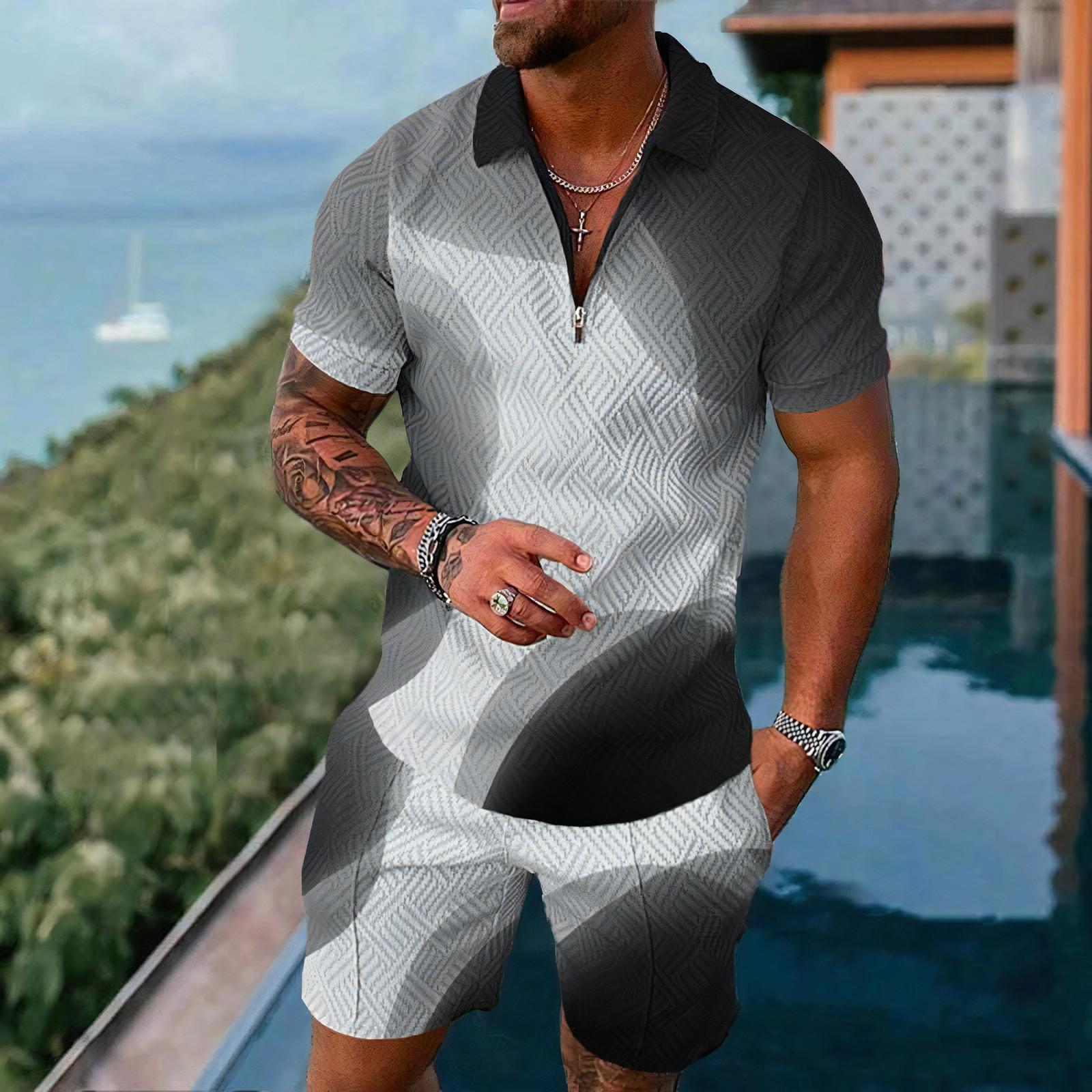 Ensembles de polos pour hommes - Summer Clothing Outfits avis et prix