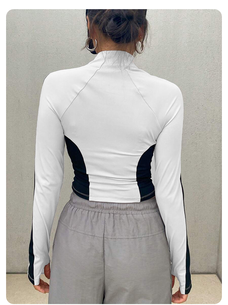 Veste de yoga à col montant, v - Summer Clothing Tops avis et prix