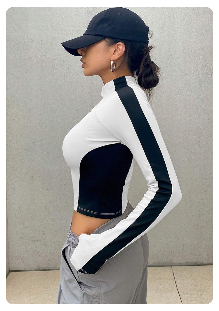 Veste de yoga à col montant, v - Summer Clothing Tops avis et prix