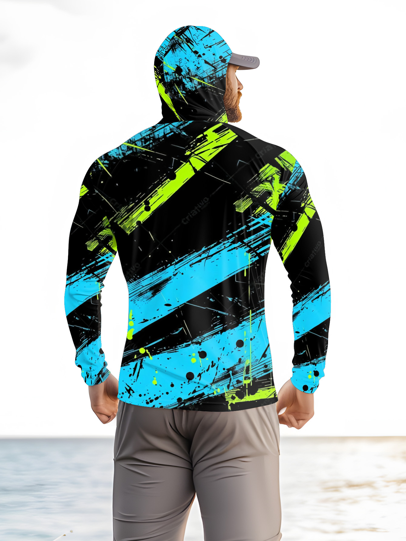 Sweat à capuche de pêche pour  - Summer Knit Clothing avis et prix