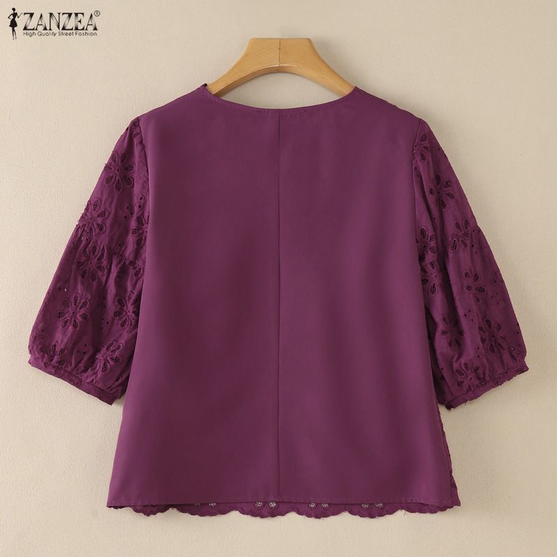 ZANZEA 2026 Blouses Femme Brod - Summer Clothing Wear avis et prix