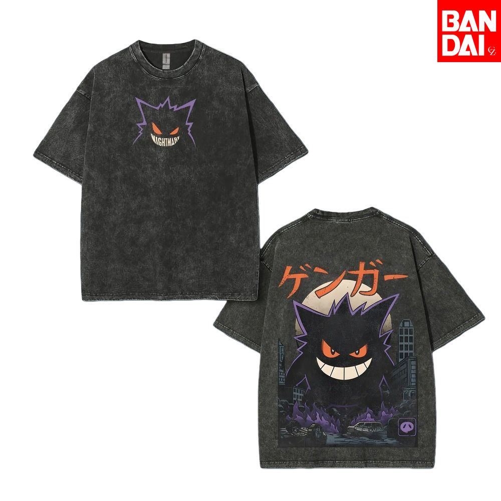 T-shirt Homme Pokémon Gastly H - Vintage Summer Clothing Men avis et prix