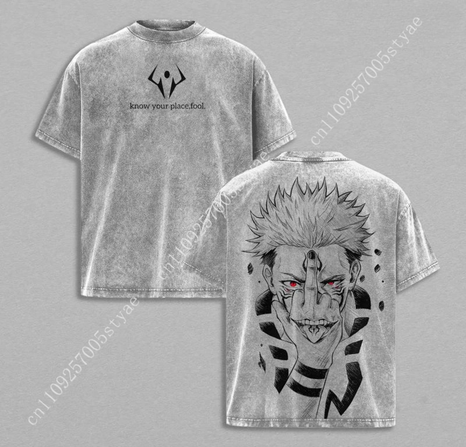 T-shirt graphique Anime Ryomen - Vintage Summer Clothing Men avis et prix