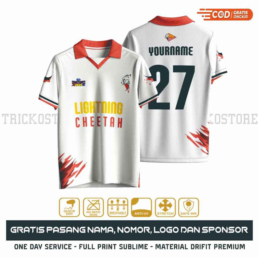 Maillot GMMTV LIGHTNING CHEETA - Summer Clothing Name avis et prix